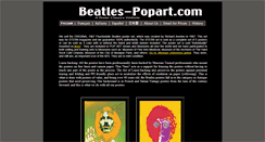 Desktop Screenshot of beatles-popart.com
