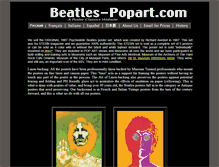 Tablet Screenshot of beatles-popart.com